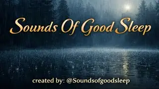 Fall Asleep in Minutes Night Rain & Soft Thunder Sounds for Deep Sleep