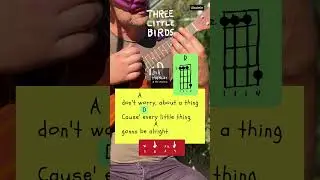 Three Little Birds - Bob Marley - Easy Ukulele Reggae Strum & Chords