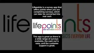 Lifepoints - A truly amazing app where points = 💰 🤑 💸  #cash #money #viral #fypシ #real #lifepoints