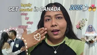Getting married in Canada?? WATCH THIS FIRST 💍🇨🇦 (2025 Legal steps!)
