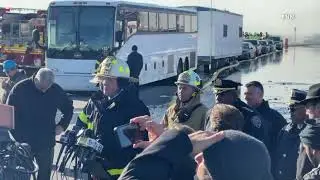 8 Injured In Massive 3-Alarm NYPD Impound, Evidence Warehouse Fire