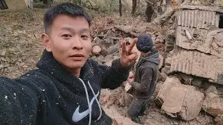 Wood Cutting With My Village Mates For Winter