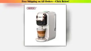 HiBREW 5 in 1 Multiple Capsule Coffee Machine Hot/Cold DG Cappuccino Nes Small Capsule ESE Pod
