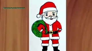 Santa 🎅 Claus Drawing Easy Step By Step ✍️ ||