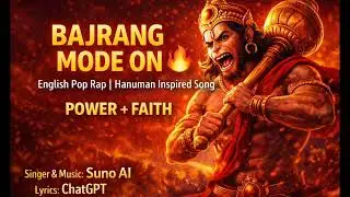 Bajrang Mode On 🔥 | English Pop Rap | Hanuman Inspired | Motivational Energy Song