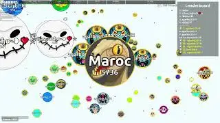 AMAZING TAKEOVER WITH +100 BOTS! | AgarbotOVH
