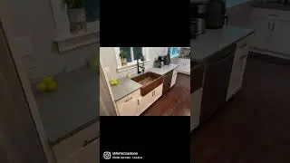 Let&rsquo;s admire this beautiful full size slab island and two tone kitchen countertops that we installed