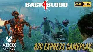 Back 4 Blood - Epic 870 Express Gun Gameplay | 4K HDR 60 FPS
