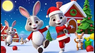 Santa in a Bunny Village | Funny and Fun Kids Nursery Rhyme Animation