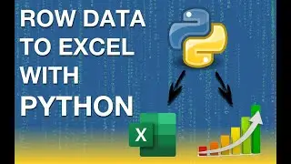 Python tutorial for reading row data and exporting to Excel (Arabic)