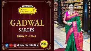 Gadwal Sarees Collection | WhatsApp Number 89 0001 0002 | Kancheepuram Varamahalakshmi Silks LIVE