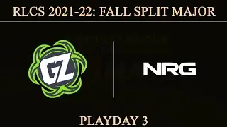 GZ vs NRG | RLCS 2021-22 Fall Split Major | Ground Zero Gaming vs The General NRG | 10 December 2021