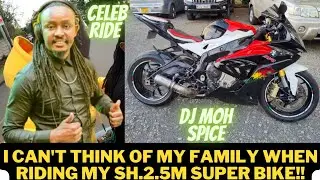 SIWEZI BEBA MWENYE ALISEMA HAPENDI REGGAE! DJ MOH SPICE SHOWS OFF SH.2.5M SUPER BIKE - CELEB RIDE