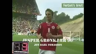 LATE GOAL of Jesper Gr&oslash;nkj&aelig;r ​​(Denmark) v Bulgaria at 90+2 ／ UEFA Euro 2004 GS MD2