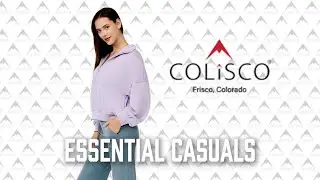 Colisco Zip Pullover in Lilac & Flared Pant in Dusty Blue &ndash; Cozy, Chic, and Effortless