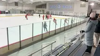 Jr. Ducks 2012 vs Indiana Elite (5-2) 1/19/2026 12:55pm - 1st period 
