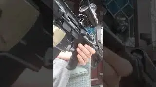 crosman dpms sbr m4 co2 airgun 4.5mm new build project spartan punishment 😆 🤣