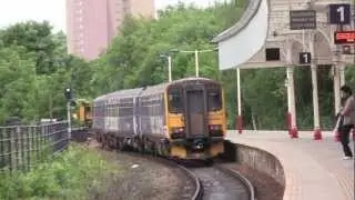Halifax Railway Station, West Yorkshire, UK - 12th June, 2012 (720 HD)