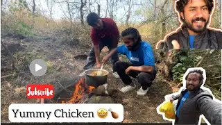 Forest Cooking🤩 #vlog #cooking #boy #party 