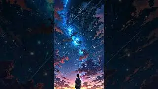 Under the Endless Sky | Peaceful Anime Night Scene 🌙✨