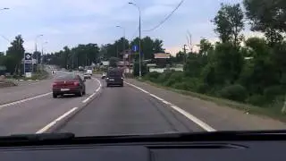 Москва (Бутырский) - Дубна / Moscow - Dubna 08/06/2014 (timelapse 4x)