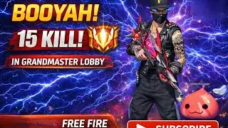 FULL RUSH GAME PLAY BOOYHA WITH 15 KILL IN GARNDMASTER LOBBY😱😱