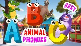 ABC Animal Phonics Song for Kids | Learn Alphabet With Fun Animal Songs