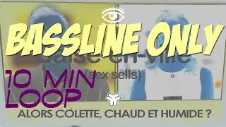 Baise-en-ville - verse 1 | Bassline only - 10 min loop |  E, G, A - 126 BPM