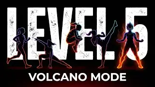 🔥 HIGH QUALITY Immersive Interactive Warm Up | VOLCANO ESCAPE 5-Level Viral Game 🌋