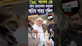 TMC সাংসদ কেন চ্যাংদোলা? i-PAC Case ঘিরে তোলপাড় | Amit Shah Police Action | Parliament Clash#shorts