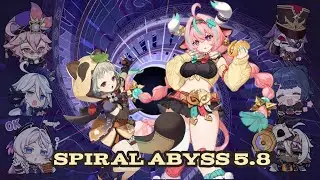 Genshin Impact Abyss Run 5.8 Sayu Taser / Varesa Overload