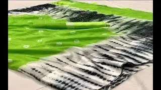 Shibori Printed Pure Silk Kota Cotton Sarees Collections || Pure Silk Kota Doria Saree Shibori