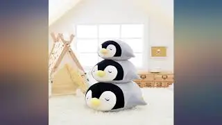 Me Too Kids Pillow Plush Penguin Stuffed Toys Grey 17 Inches review