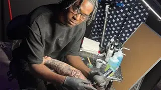 DAY IN THE LIFE OF A DAY TRADING TATTOO ARTIST.. MAKES $10K A MONTH AT ENTRY LEVEL