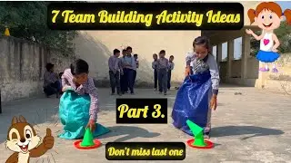 Seven Team building activities | outdoor games | government primary schools | #fun #masti #games
