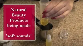 ASMR Making Beauty Cream | No Instructions 🤗 Kitchen Sounds, Ticking Clock for Relaxation #asmr
