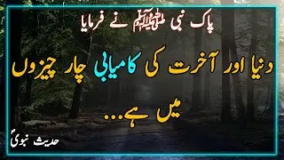 Dunya Or Akhrat Ki Kamyabi | Hadees Mubarak In Urdu | Daily Urdu Hadees