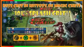 18K+ CRIT BEST DAMAGE IN HISTORY OF MAGIC CHESS WITH SPLASH DAMAGE | MAGIC CHESS | MRL GAMING