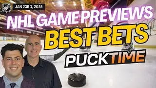 NHL Picks and Predictions Today | Canadiens vs Red Wings | Capitals vs Kraken | PuckTime Jan 23