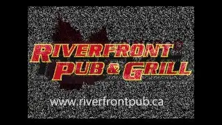 Hockey Giveaway party at the Riverfront Pub