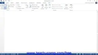 Word 2013 Tutorial The Zoom Slider Microsoft Training Lesson 1.13