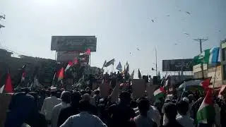 iso and ji protesting against israeel and philistine war.#muhammadwaqaskhalid#viralvideo#pakistan|