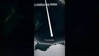 How Big Pacific Ocean really is? #shorts #geography #map #education