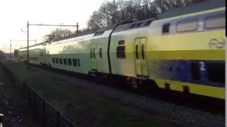 NS 9556 Green Virm Bi-Level, Doubledecker Train ! First Catch !!!