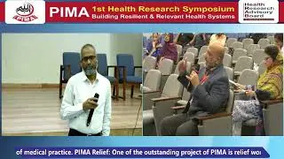 Dr. Javed Ismail | PIMA 1st Health Research Symposium 2025 | Resilient Health Systems