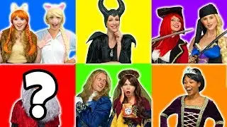 DISNEY PRINCESS SCHOOL PLAY. (With Ariel, Rapunzel, Tiana, Belle & Adam, Anna & Elsa) Totally TV