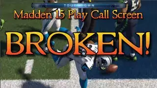 Madden 15 Glitch! Play Call Screen Broken