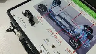 New energy vehicle virtual simulation diagnosis platform