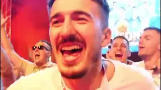 Igrači slave na Korzu duplu krunu uz pjesmu po njihovoj želji #prvaci #hnkrijeka
