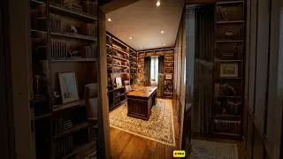 You Won&rsquo;t Believe This Library Transformation 😱 Old to Luxury in 20s! #Transformation #AIDesign